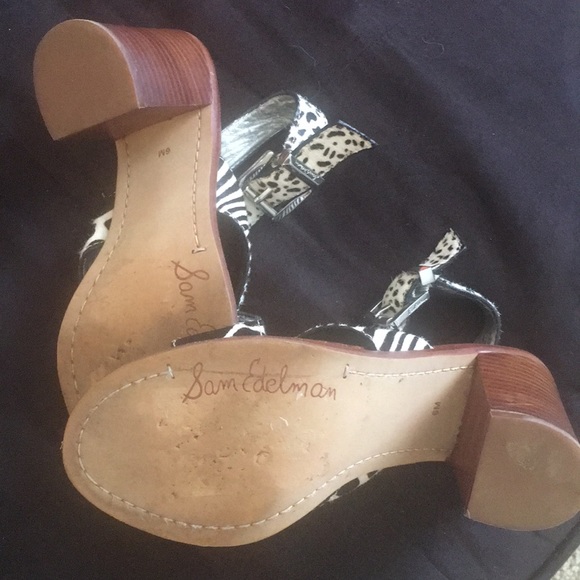 Sam Edelman sling back heels, Holstein pattern. - Picture 3 of 5